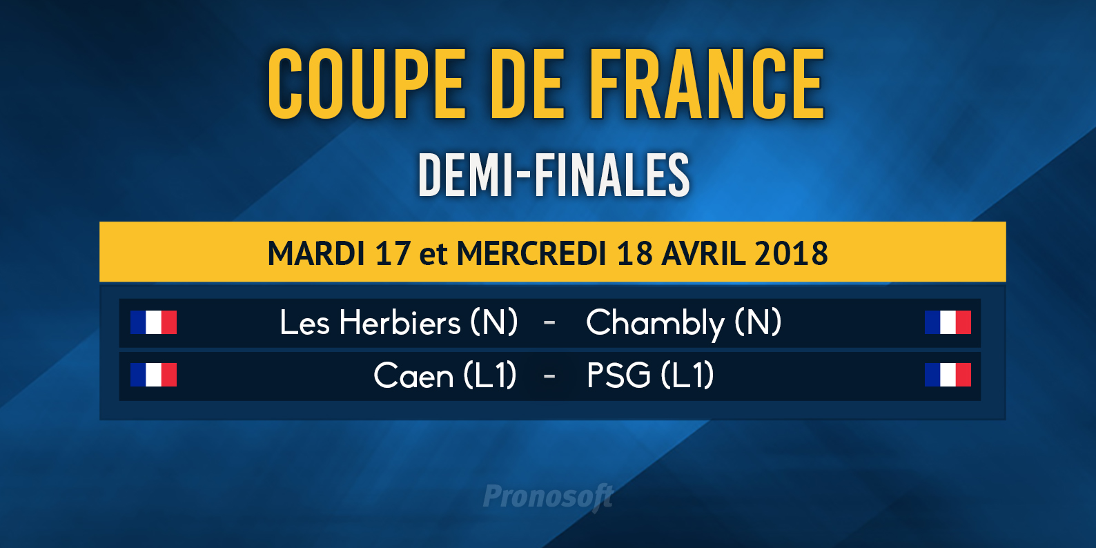 Un club de Ligue 1 en finale mais aussi et surtout un club de National.