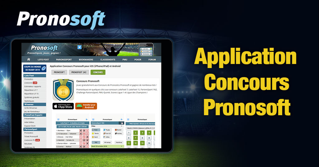 Appli Concours de Pronostics