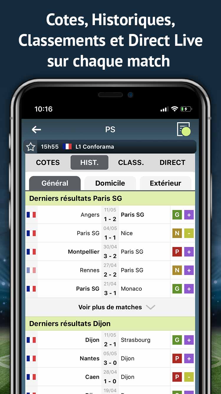 Appli Pronosoft Parions Sport