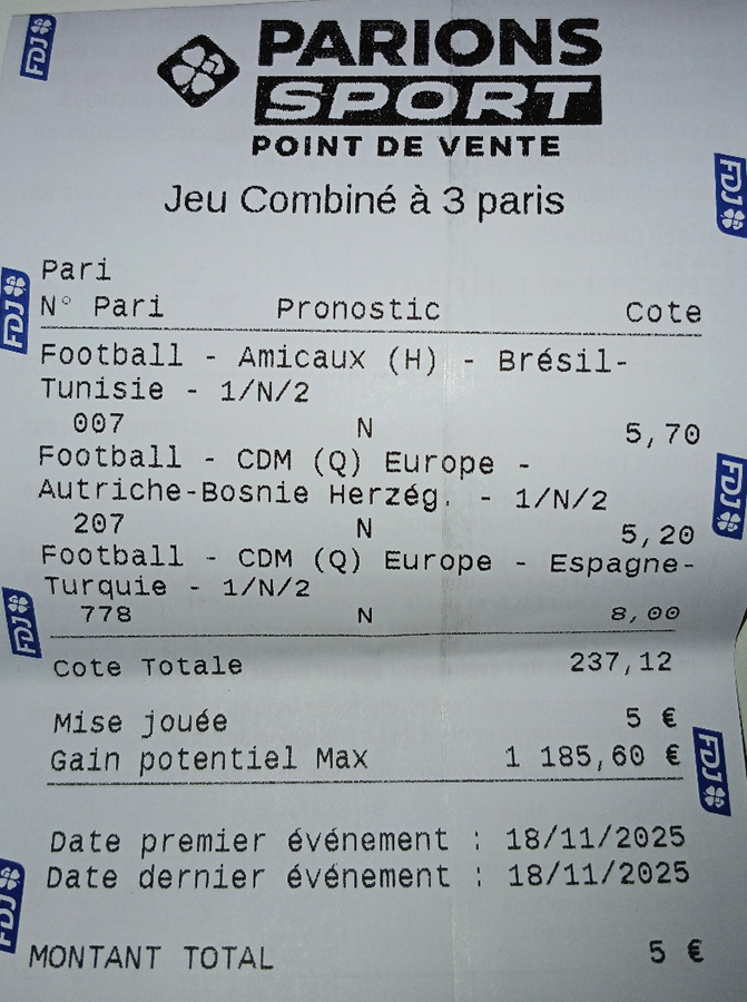 Il fallait oser ces 3 nuls !