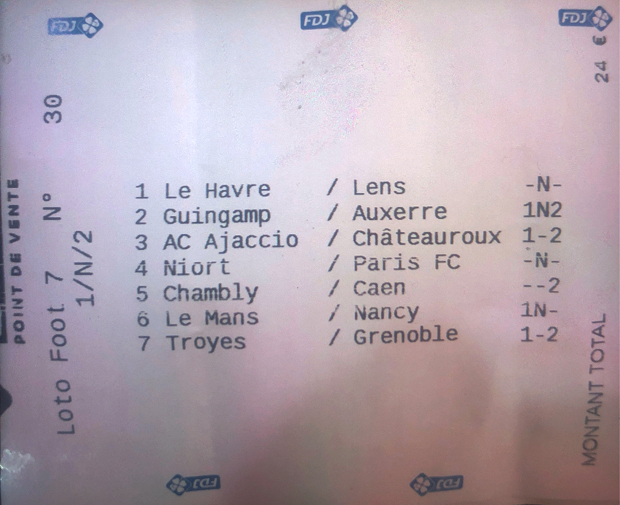 Historique du Top Ticket de shanone42