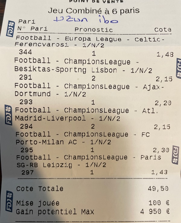 Historique du Top Ticket de mutlu