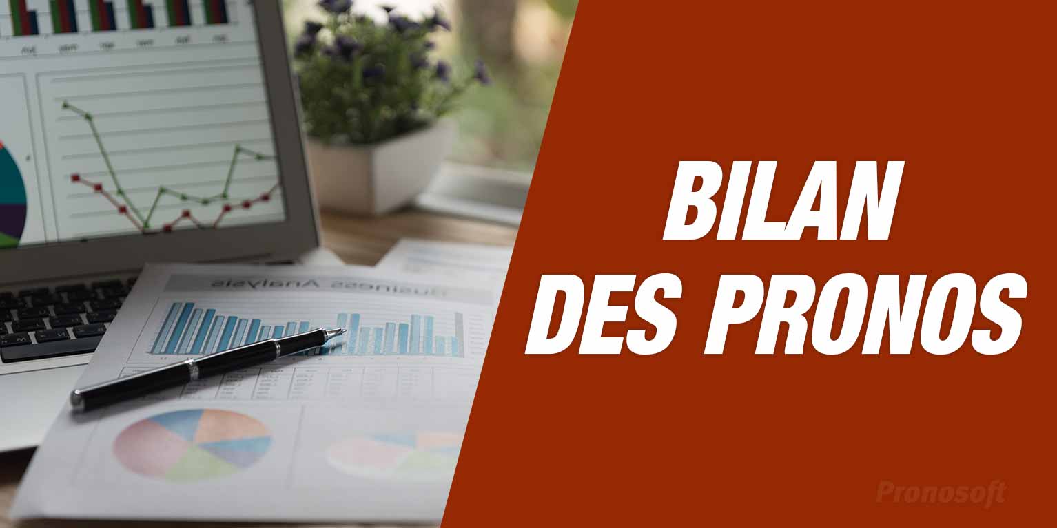 Bilan des pronos