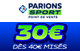 Bon PSPDV 30 euros