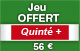 Un jeu offert tous les mois au Quint+