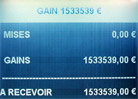 Gros Gain Loto Foot 1 million et demi