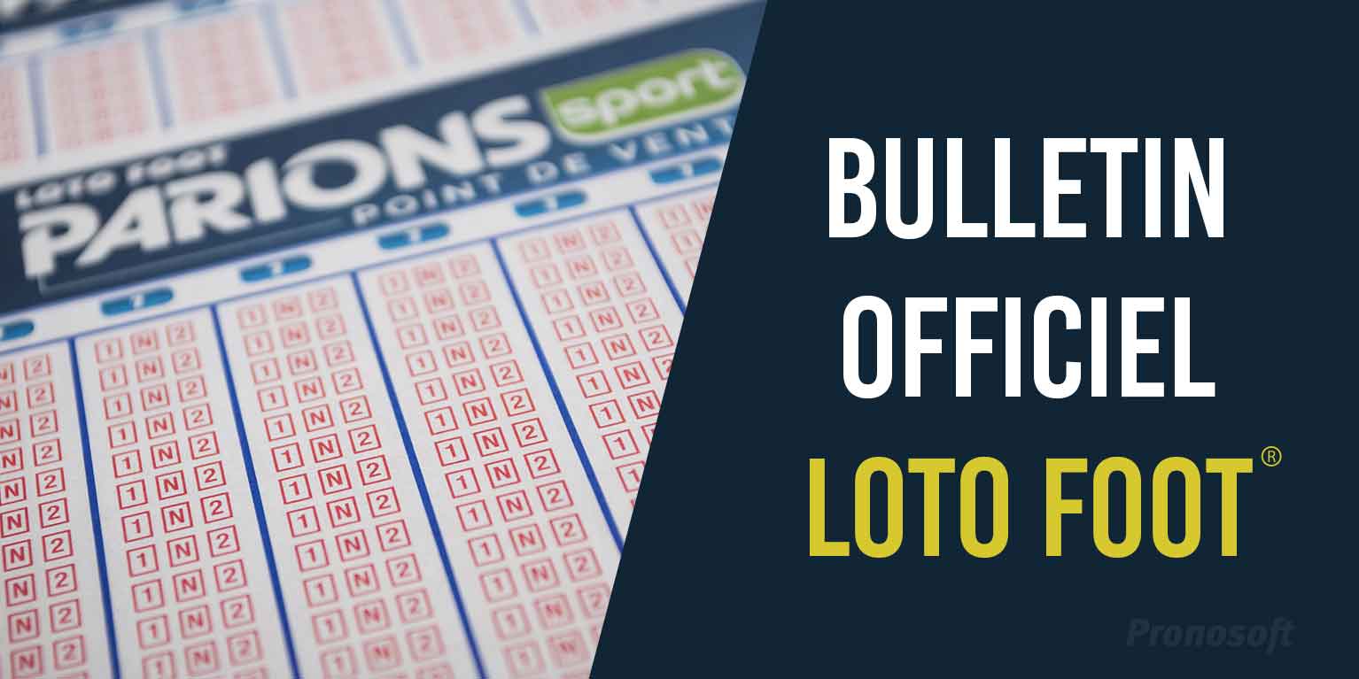 Bulletin Loto Foot