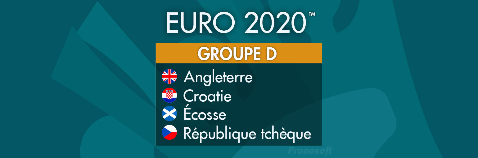 Euro 2020 - groupe D