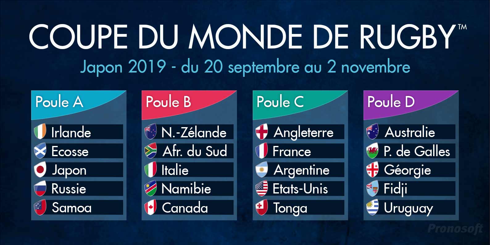 Coupe du Monde de rugby - Japon 2019