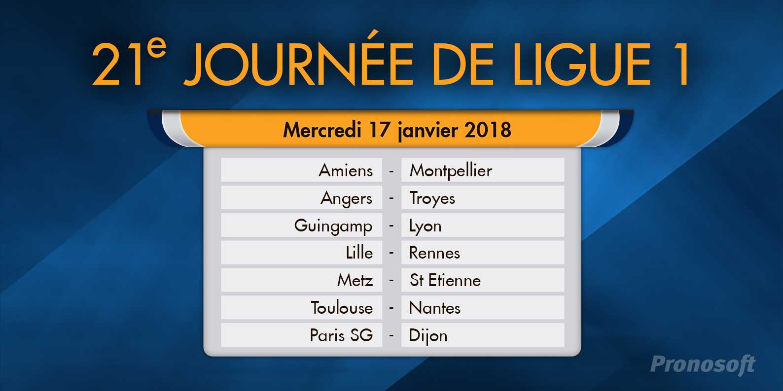 21e journ&eacute;e de Ligue 1